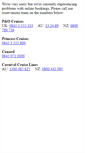 Mobile Screenshot of booking.cunard.com